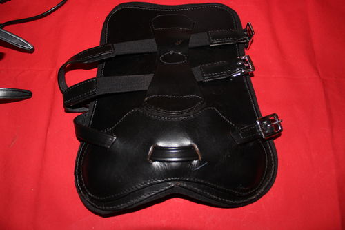 Leather Tendon Boots - Black