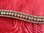 Crystal & Red Black Leather Browband