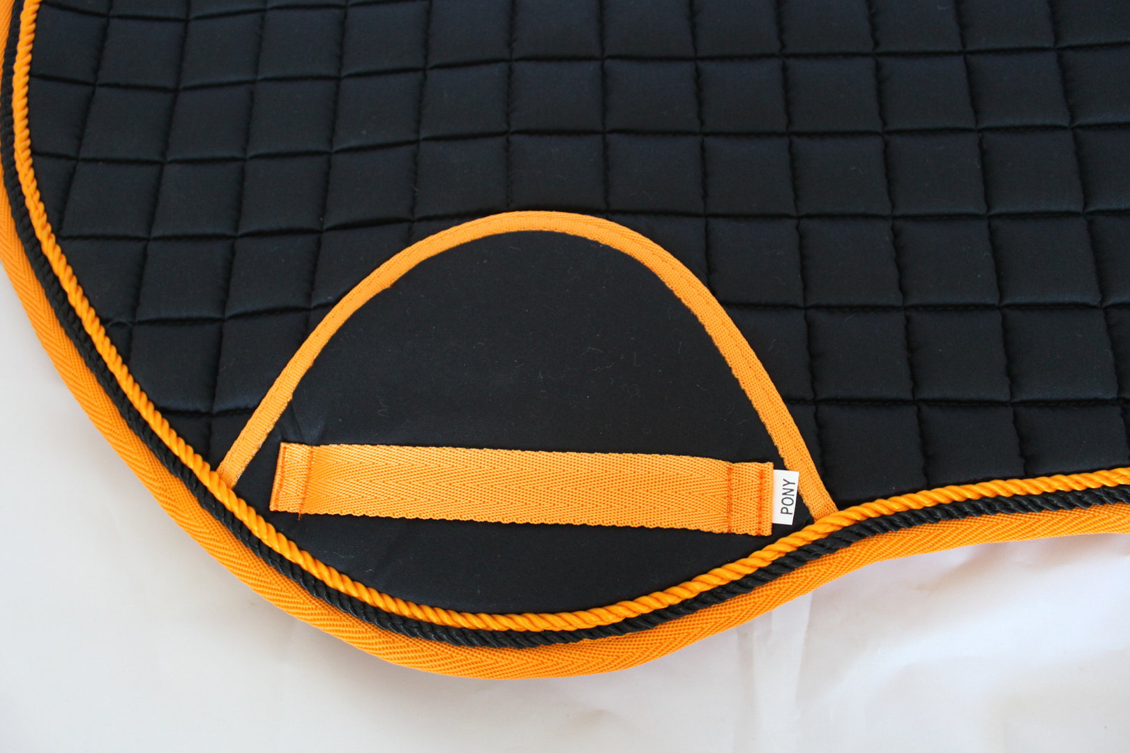 Black  & Orange high quality Pinnacle CC Saddle Pad 
