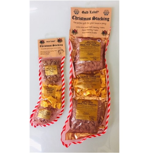 Gold Label Christmas Treat Stocking - 3 x 50g Packs of Treats - SOLD OUT
