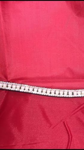 Crystal & Pearl Brown Leather Browband - CURRENTLY OUT OF STOCK