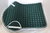 Pinnacle CC Saddle Pad - Dark Green &amp; White - CURRENTLY OUT OF STOCK