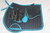 Pinnacle CC Pad, Boots & Bonnet - Black & Turquoise