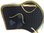 Pinnacle CC Saddle Pad - Black & Gold - CURRENTLY OUT OF STOCK
