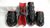 Pinnacle CC Pad, Boots & Ear Bonnet - Black & Red