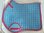 Pinnacle CC Saddle Pad - Baby Blue & Pink - SOLD OUT