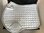 Pinnacle CC Saddle Pad - White with Silver Rope Trim