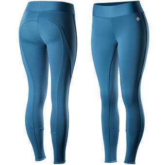 HORZE Active Womens Silicone FS Tights - Azure Blue (SAB)