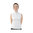 HyFASHION Katherine Ruffle Sleeveless Show Shirt - White