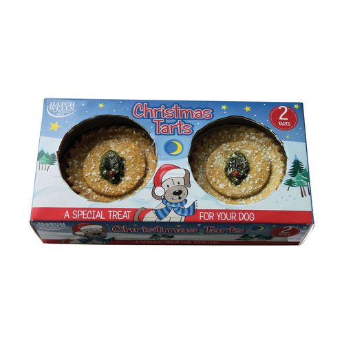 Dog Christmas Tarts/Pies - 2 pack