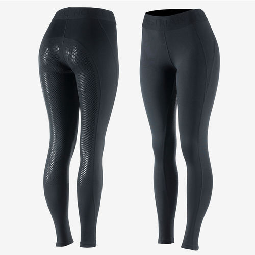 Horze Madison Women's Silicone Full Seat Tights - Black