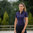 Horze Skye Women's Short Sleeved Riding/Training Top - Purple
