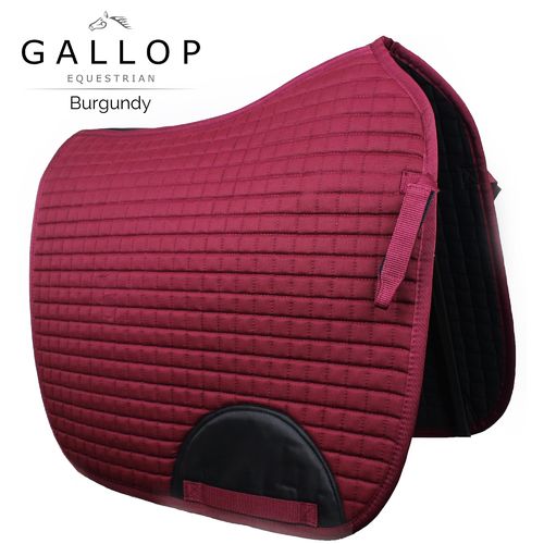 Gallop Prestige Dressage Pad - Burgundy - CURRENTLY OUT OF STOCK