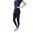 Hy Performance Energise Tights with internal pocket for Phone - Navy/Sky Blue