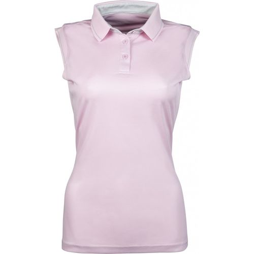 HK Classico Sleeveless Polo Top - Light Pink